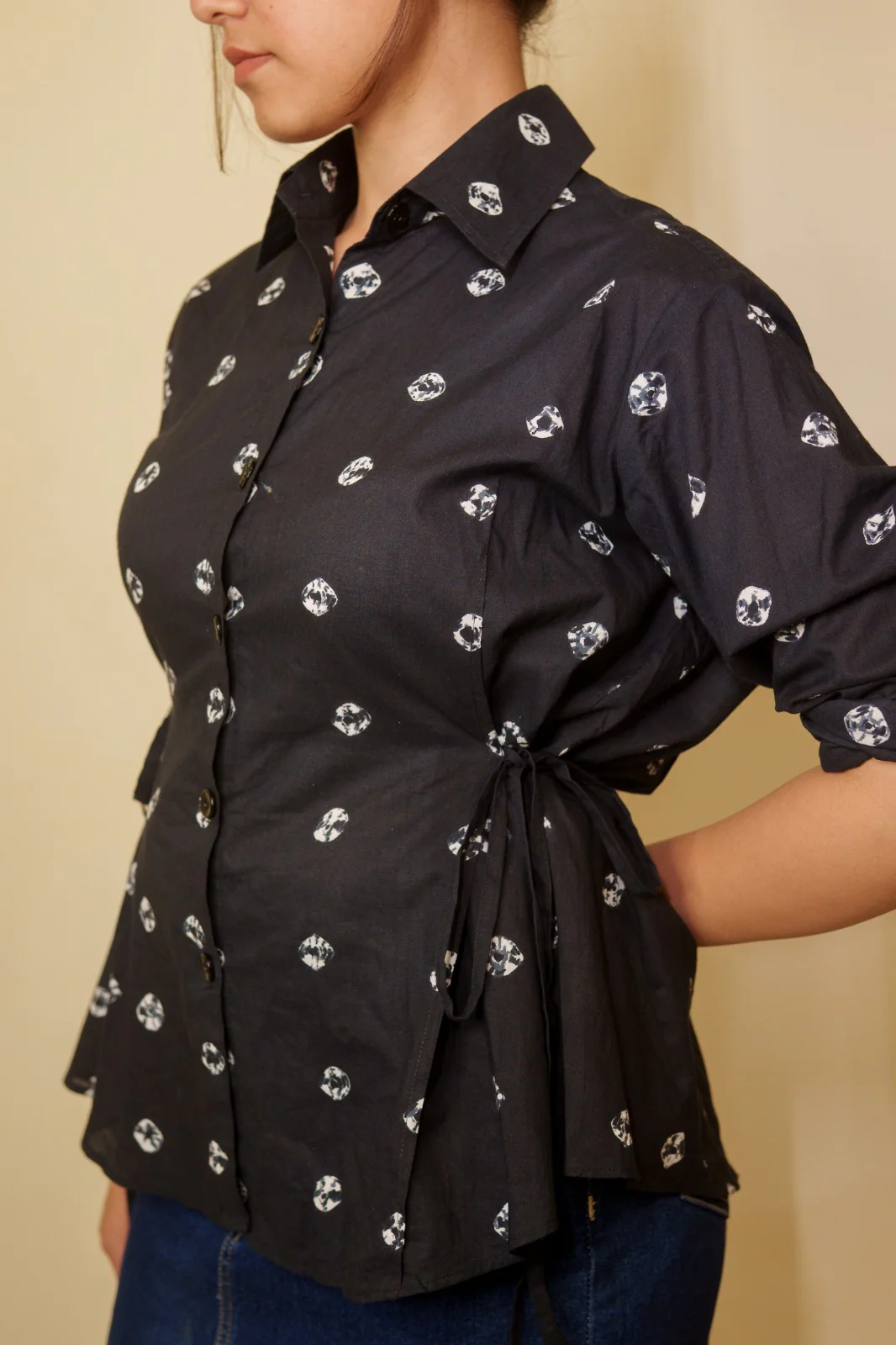Bandhani corset shirt - Image 4